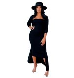 Women Strapless Sexy Long Sleeve Bodysuits Bodysuit Outfit Outfits XA812132