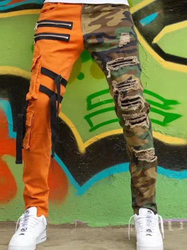 Men's High Street Hip-Hop Pant Pants