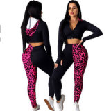 Women Long Sleeve Hooded Two pcs one set Tops with Bottom Pants(shorts)outfit outfits YSM80819
