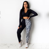 Women Long Sleeve Hooded Two pcs one set Tops with Bottom Pants(shorts)outfit outfits YSM80819
