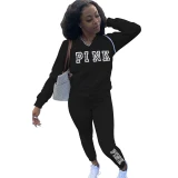 Women Pink Letter Tracksuits Tracksuit Outfit Outfits Jogging Suit Sports Suit FA714051