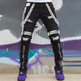 Men's Fashion Ripped Jeans Pant Pants