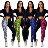 Women Long Sleeve Hooded Two pcs one set Tops with Bottom Pants(shorts)outfit outfits YSM80819