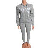 Women Pink Letter Tracksuits Tracksuit Outfit Outfits Jogging Suit Sports Suit FA714051