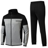 Men's Stand-Up Collar Long Sleeve Tracksuits Tracksuit Outfit Outfits Jogging Suit 660112