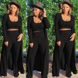 Women Three Piece Set Tops With Bottom Pants(shorts)Outfit Outfits YSM82031