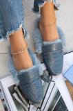 Women's Fur Slip-on Point Toe Fashion Plush Slippers
