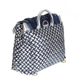 Women's Braided Diamond Fashion Denim Travel Backpacks A10213