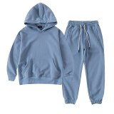 New Arrival Kids Boys Outfits Jogger Set Spring Autumn Sportswear Hoodies Teenage School Uniforms Student Solid Color Tracksuits