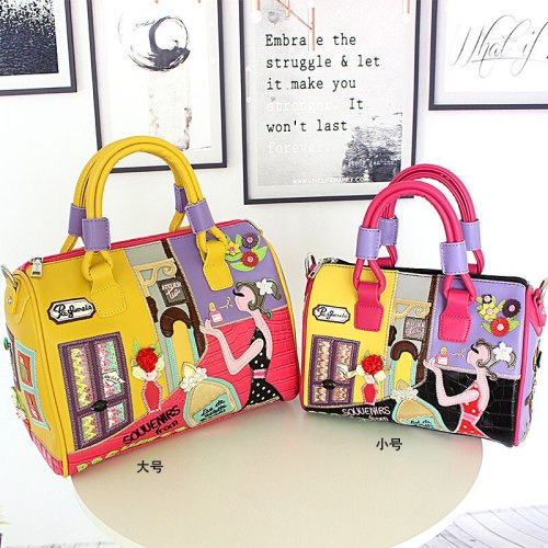 Fashion Creative Cartoon One Shoulder Portable Pillow Handbags 987565465
