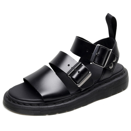 Women Roman Buckle Open Toe Beach Martin Sandals