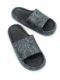 Summer Women's Couple Thick-Soled Chaotic Graffiti Home Slippers Slides 