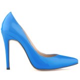 Women Pumps PU Patent Leather Pointed Toe 11CM High Heels 302-2132