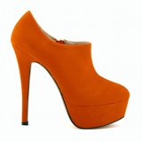 Fashion 14cm Platform Thin High Heels Ankle Boots 8178-34