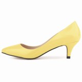 Women Basic Thin High Heels Wedding Real Slip-On Shoes 6789-12