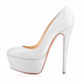 Women Candy Color Platform High Heels Round Toe Shoes 8178-910