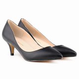 Fashion Pointed Toe Solid  6cm Thin High Heels 6789-12