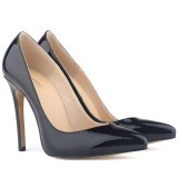 Women Pumps PU Patent Leather Pointed Toe 11CM High Heels 302-2132