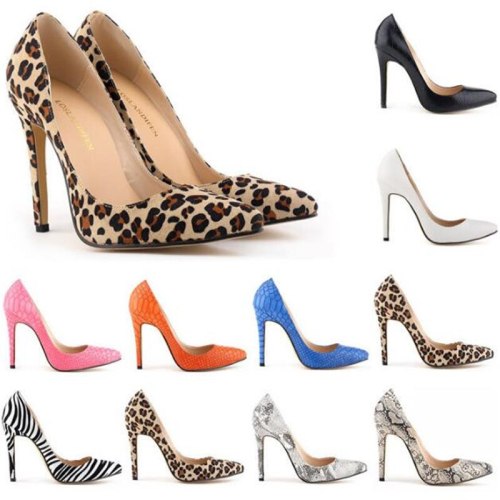 Fashion Women Pumps Office & Career Thin High Heels Sexy Party Shoes 3023-12