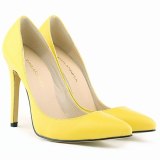 Women Fashion PU Slip On 11CM Office Thin High Heels 3023-12