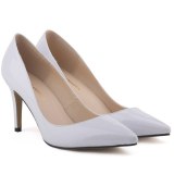 Women PU High Heels Wedding Pointed Toe Platform Shoes 9523-12