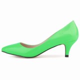 Women Basic Thin High Heels Wedding Real Slip-On Shoes 6789-12