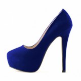 Women Office & Career Thin High Heels Wedding Party Round Toe Shoes 8178-12