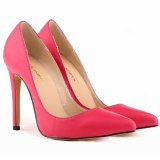 Women Fashion PU Slip On 11CM Office Thin High Heels 3023-12