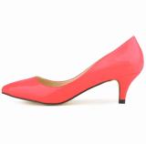 Women Basic Thin High Heels Wedding Real Slip-On Shoes 6789-12