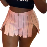 Women Summer Fashion Sexy High Waist Denim Shorts K991728
