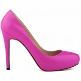 Women Classic Wedding Party Pointed Toe Patent Leather 11CM Thin High Heels 8067-23