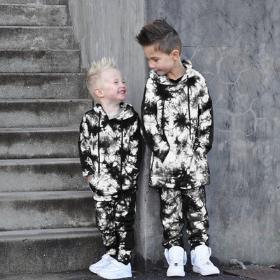 Fashion Children's Two Pcs One Set Tops With Bottom Pants Outfit Outfits YM04758