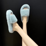 Women Lovely Faux Fur Slippers K1728