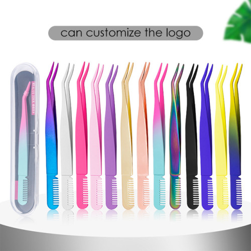 Hot Sale Multiple Functions Eyebrow Clip With Comb
