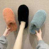 Winter Women Fashion Faux Fur Plush Slippers K3546