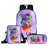Student Schoolbag Polyester Lightening Backpacks