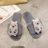 Women Keep Warm Winter Plush Cute Cartoon Home Soft Slippers