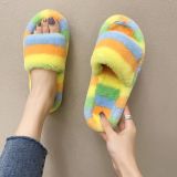 Fashion Indoor Faux Fur Slippers K5263