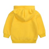 Fashion Solid Color Bear Ear Kids Hoodies Tops YZWT23546