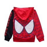 Disney Spider-Man Cartoon Spring Autumn Children's Hooded Coats JYY-04556