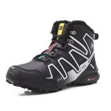 Men's Cotton Shoes Hiking Outdoor Warm Waterproof Boots 910-34