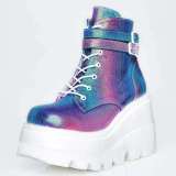 Women High Platform Fashion High Heels Ankle Boots