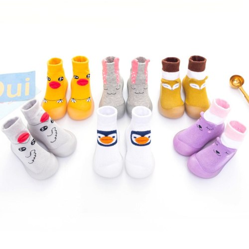Kids Cartoon Baby Girl Newborn Tube Socks Shoes