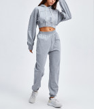 Women Hoodie Two Pcs One Set Tops With Bottom Pants Outfit Outfits 907889