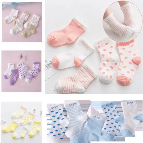 Baby Boys Girls Cotton Cartoon Newborn Infant Toddler Kids Soft Socks