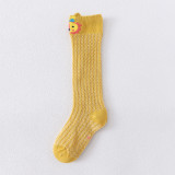 Summer Children's Thin Baby Breathable Mesh Tube Cartoon Ears Over the Knee Socks W00516