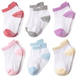 Cotton Children Anti-Slip Boat Socks For Boys Girl Low Cut Floor Kids Socks C01728