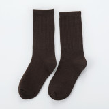 Autumn And Winter Fashion Candy Color Pure Cotton Pile Socks