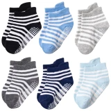 Cotton Children Anti-Slip Boat Socks For Boys Girl Low Cut Floor Kids Socks C01728