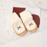 Girls Toddler Indoor Cartoon Baby Cute Bow Sock Shoes